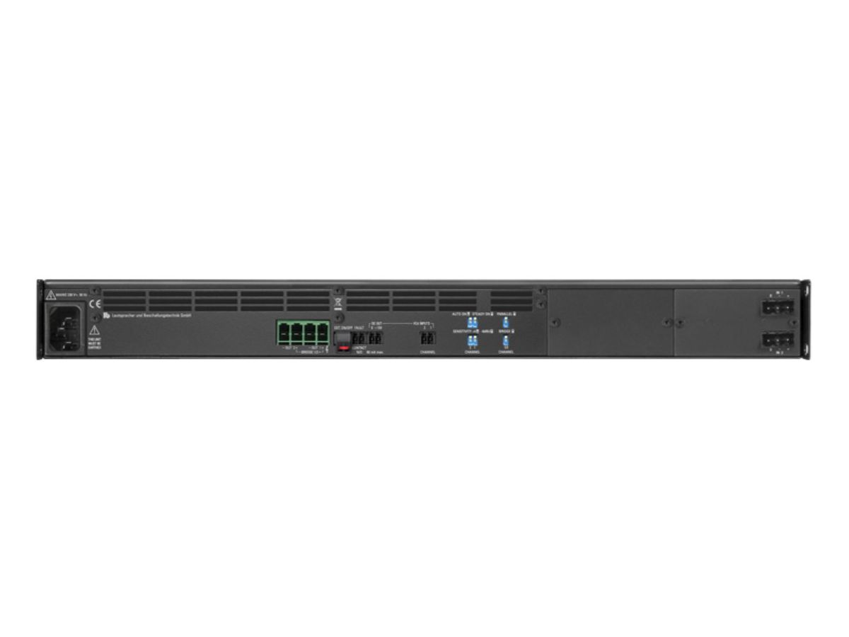 PA 2400 - Endstufe, 1 HE, 2 x 400 Watt, 2 x Line I