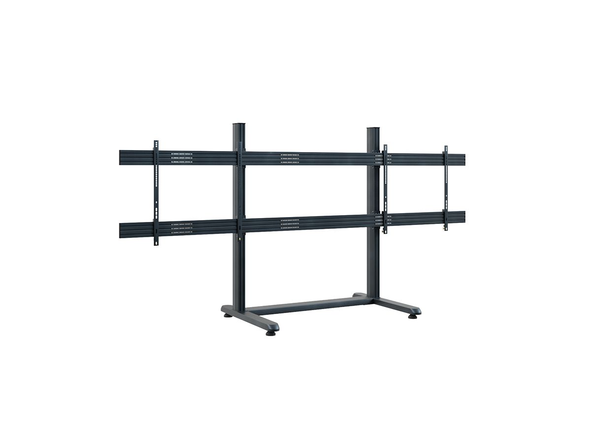 CPS Floorstand Dual 75 - 86 Zoll - Support libre 2x75û86 Zoll