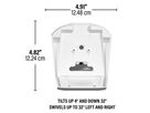 WSWME32-W2 - Support mural Sonos Era 300, blanc, Pair
