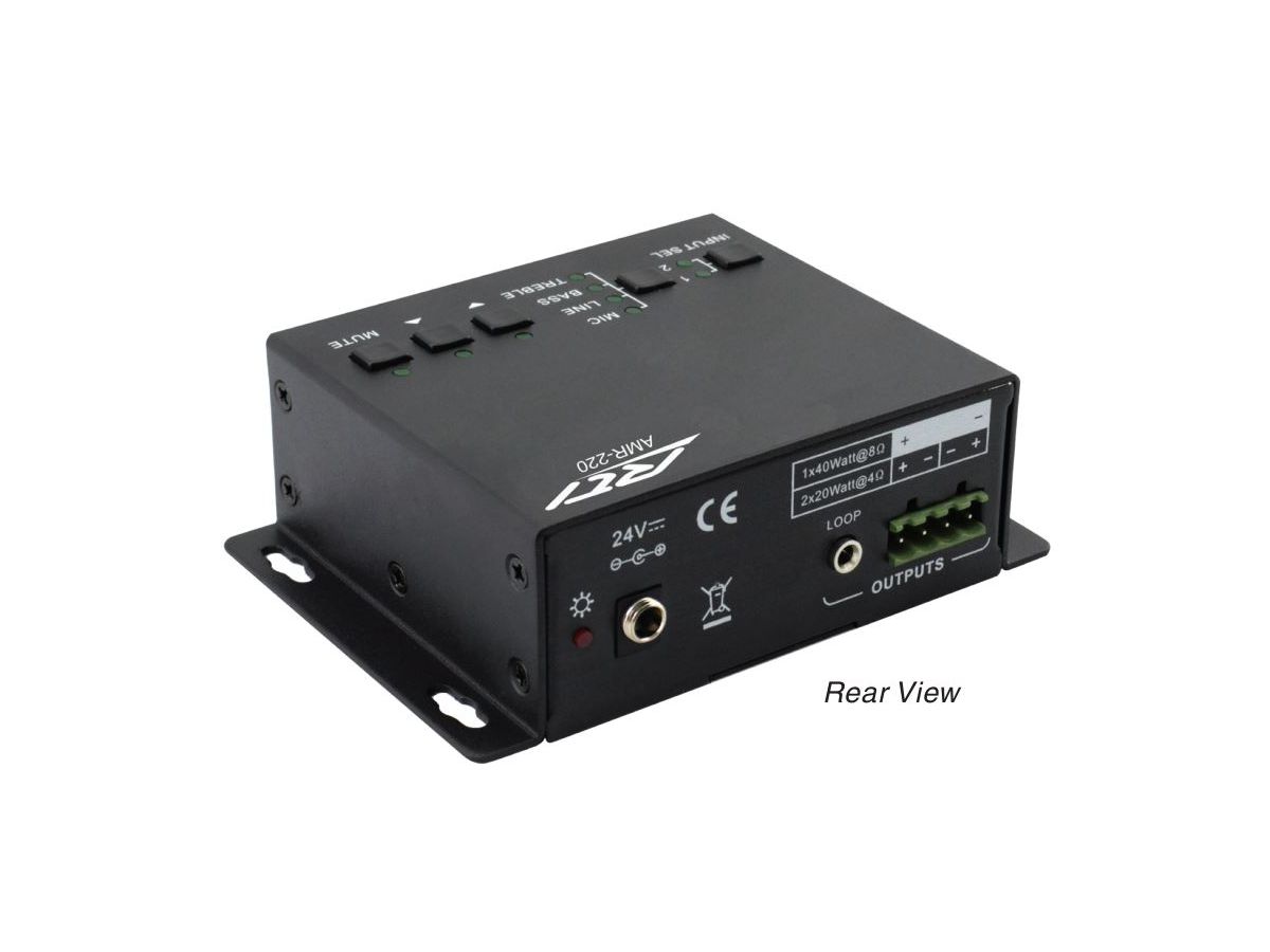 AMR-220  Amplificateur mélangeur audio 2x1