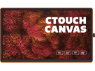 Canvas 75 zoll Regal Orange In-Glass optically bonded touch