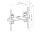 WH Synchron HD 55-75 Zoll - Fixation lourde 55û75\ Zoll VESA 600