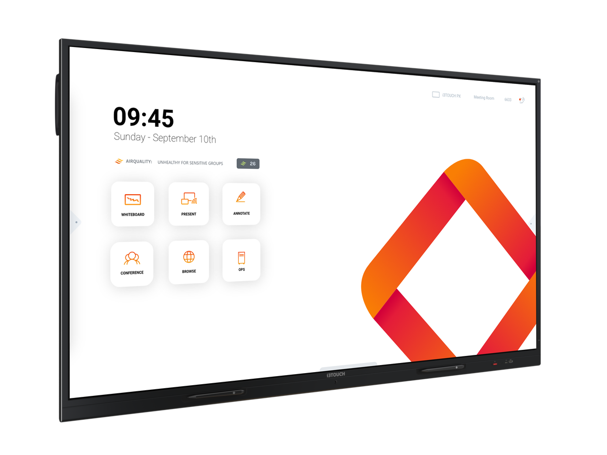 i3TOUCH E-ONE-75 - IR Touch Display, 75 Zoll