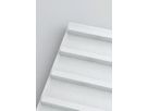 MICROBAFFLE acoustic wall - fiber white - 60x120cm Glue Mounting travers
