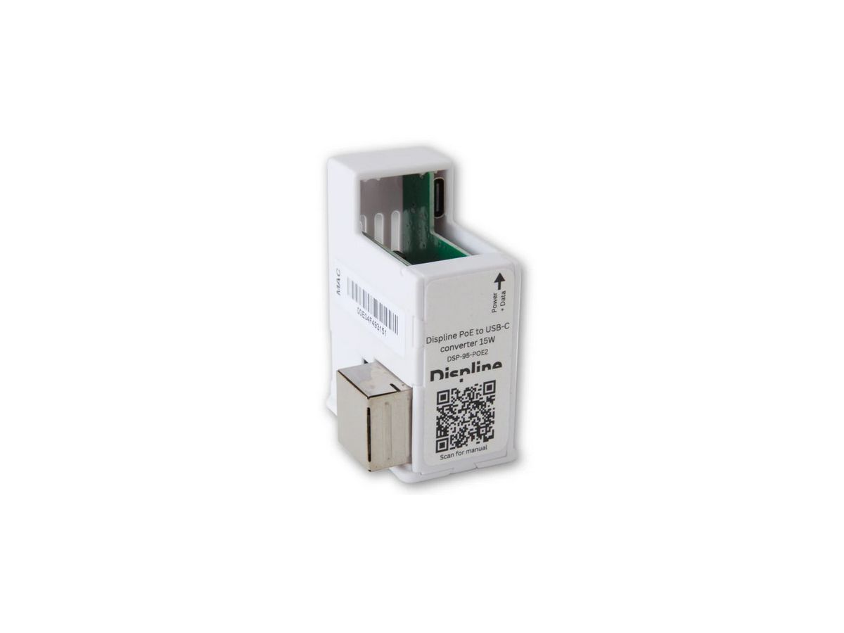 PoE Konverter 10 Watt - USB-C / Strom + Daten