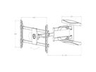 BrackIT L - Support mural inclin./pivot. 32û55 Zoll