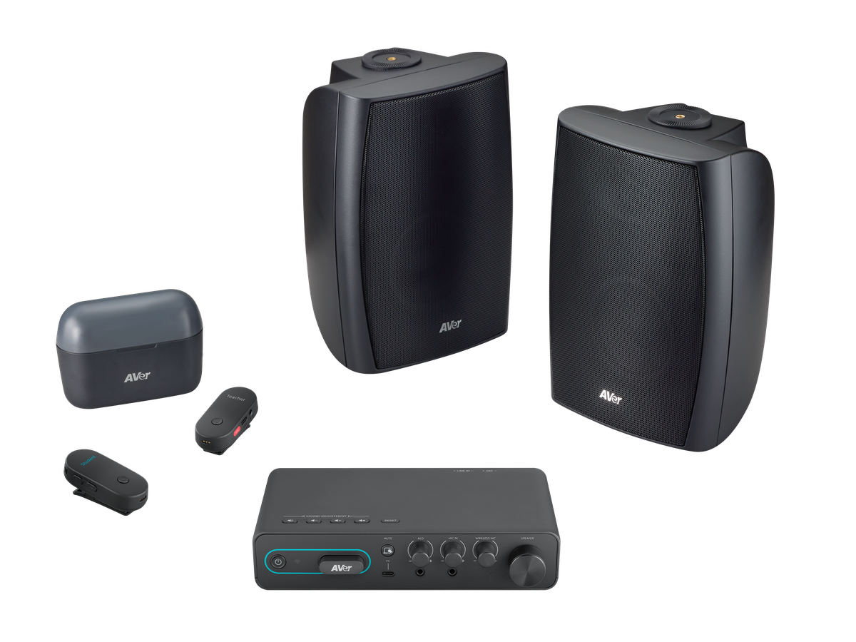 Classroom audio system - Enceintes, Mic et mixeur en kit