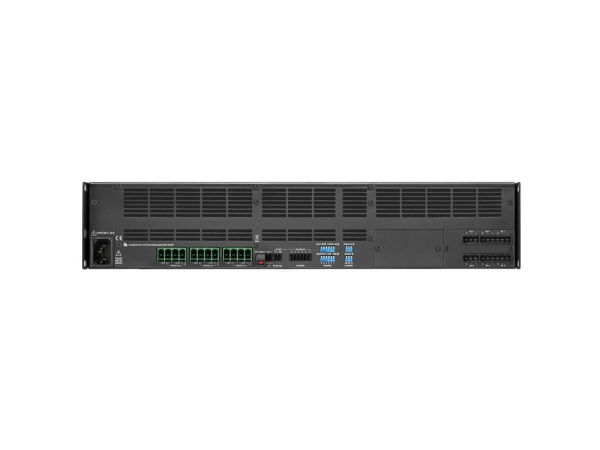 PA 6400 - Endstufe, 19", 2 HE, 6 x 400 Watt, 6 x
