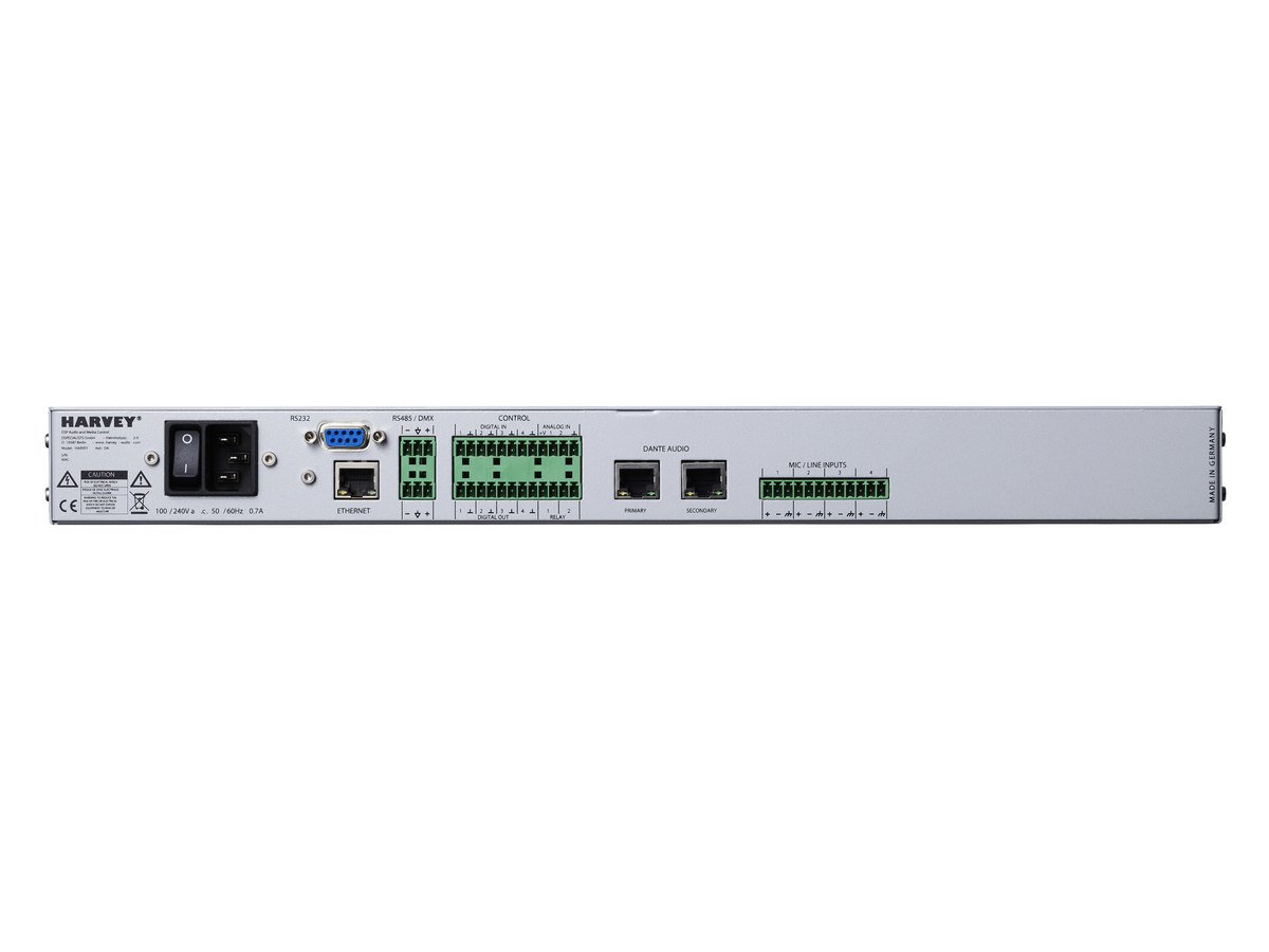 Pro16x8-DA DSP Audio Matrix - 16 IN 8 Out, 64x64 Dante Interface
