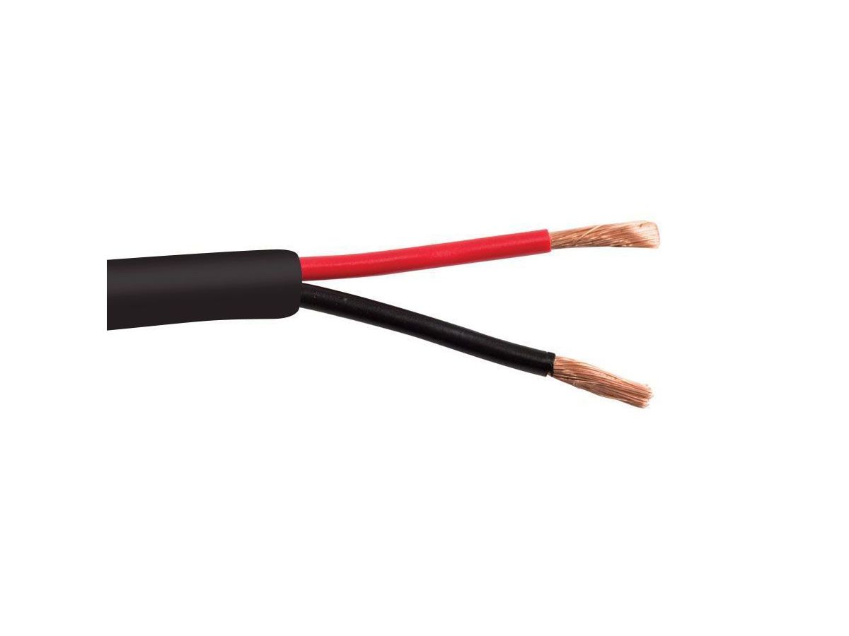 SPEAKER CABLE - Schwarz / 2 x AWG16 - 16/2OFC-LSZH-BK-1000-D Box 305m