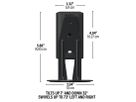 WSWME11-B2 - Wandhalter für Sonos Era 100, schwarz