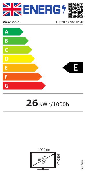 Energy label 90701046