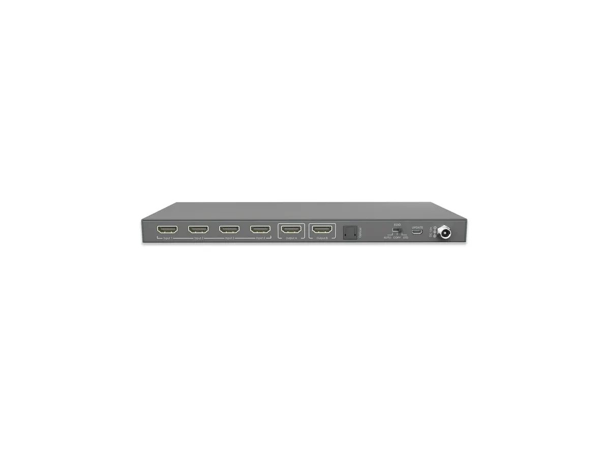 Connect 642 Pro - HDMI switch , matrix , 4 in / 2 out , 4K