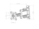 BrackIT XS-II - Fixation mobile 24û32\ Zoll 63û341 mm