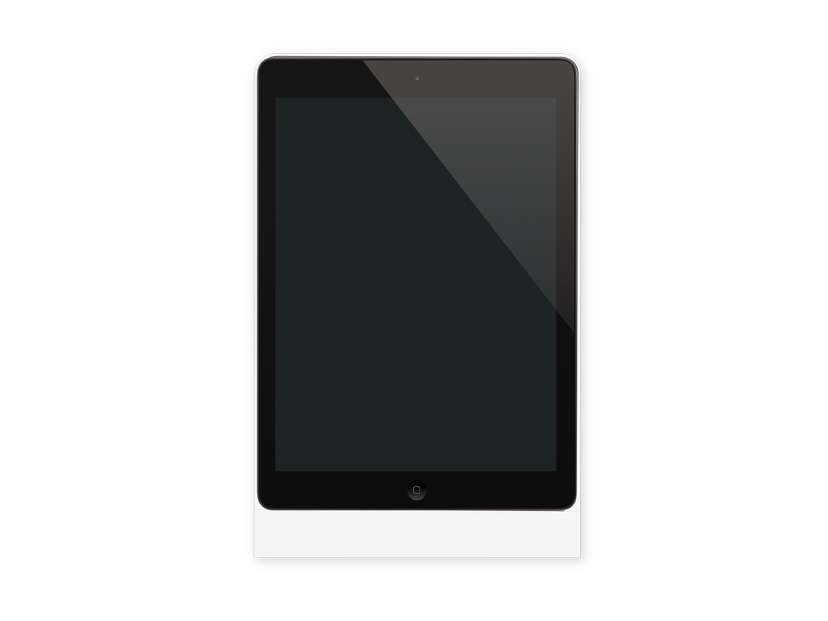 633-04 - Front Eckig Security iPad 9.7" - weiss