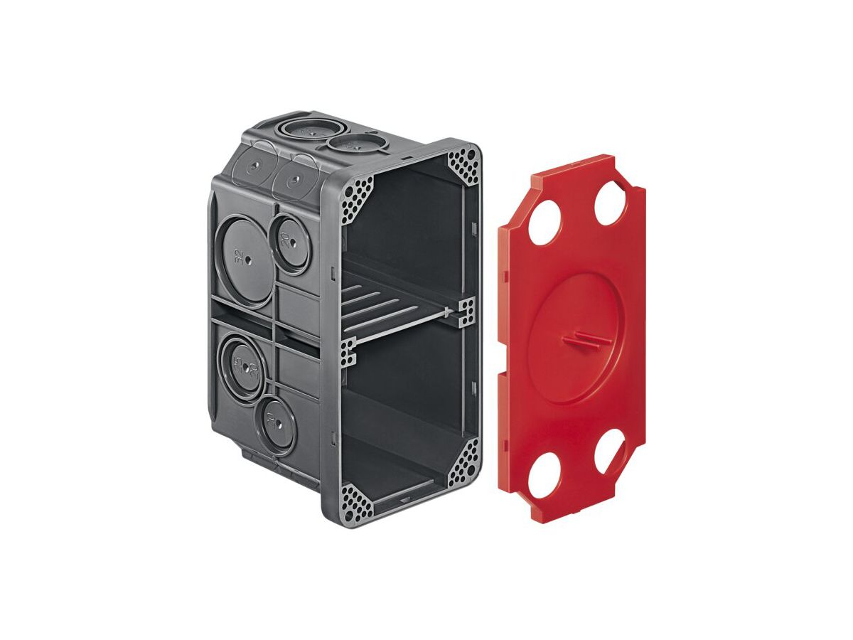 Boîte d'encastrement encastrée Feller bl - Convient pour le panneau IST-5 + IST-10