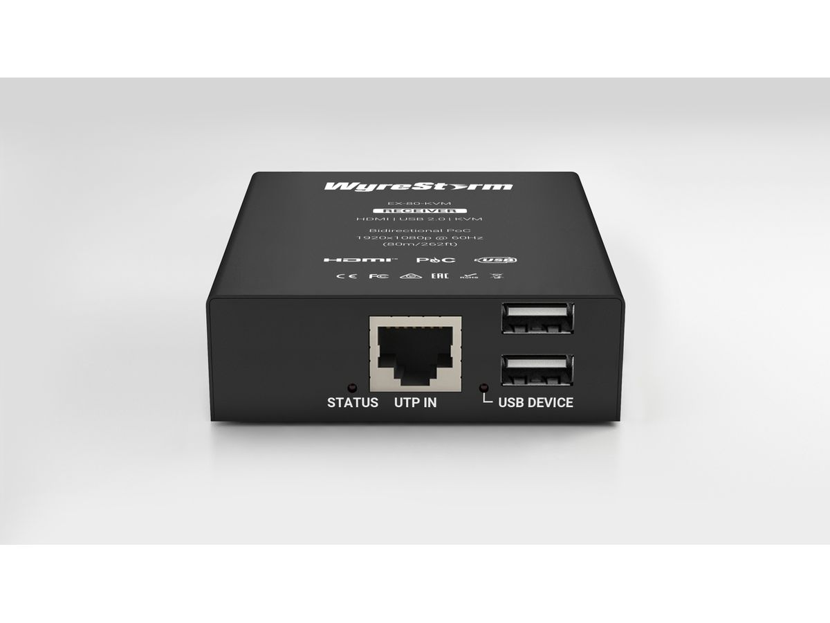 EX-80-KVM - Extender Set UTP, 80m, USB 2.0, PoC