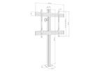 CPS Floor-Wall Single 75 - 86 Zoll - Système sol-mur 75û86 Zoll VESA