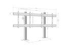 CPS Floor-Wall Dual 75 - 86 Zoll - Support sol-mur 2x75û86 Zoll