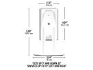 WSWME11-W2 - Wandhalter für Sonos Era 100, weiss