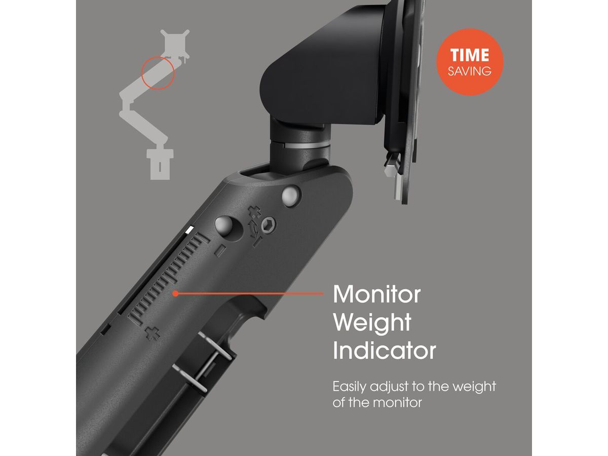 MOMO 4136 - Monitorhalter Motion+ Schwarz