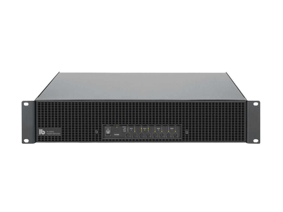 PA 8400 - 'Endstufe, 19'', 2 HE, 8 x 400 Watt, 8 x