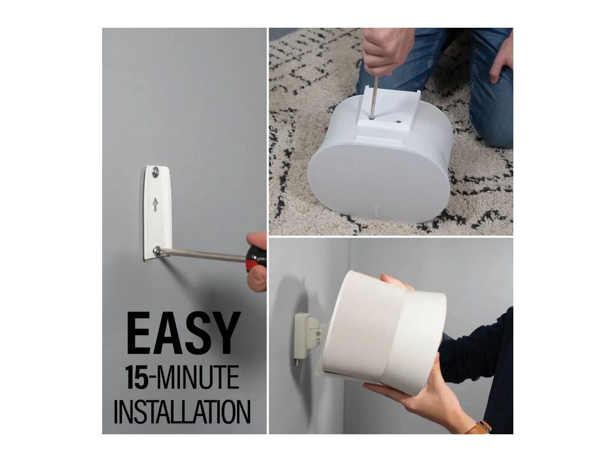 WSWME32-W2 - Support mural Sonos Era 300, blanc, Pair