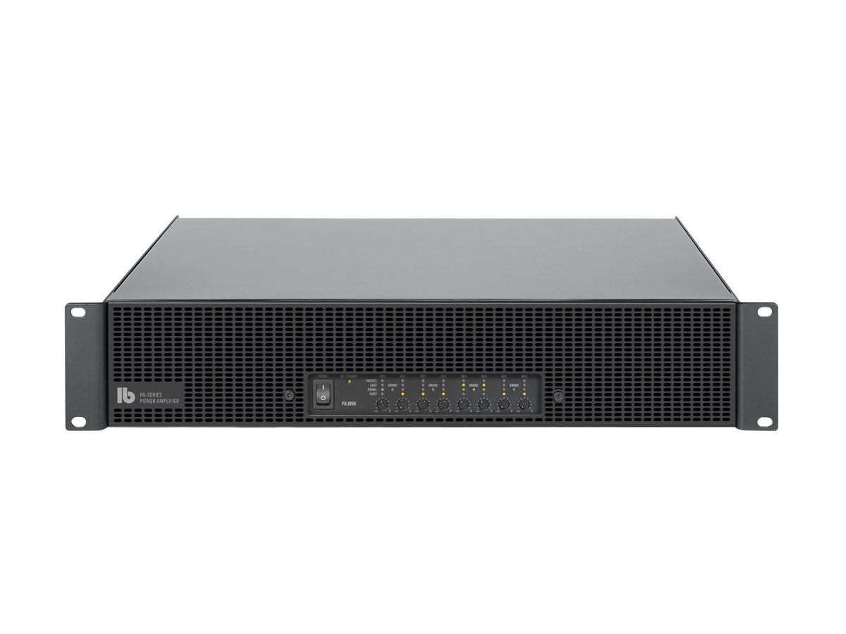 PA 8800 - 'Endstufe, 19'', 2 HE, 8 x 800 Watt, 8 x