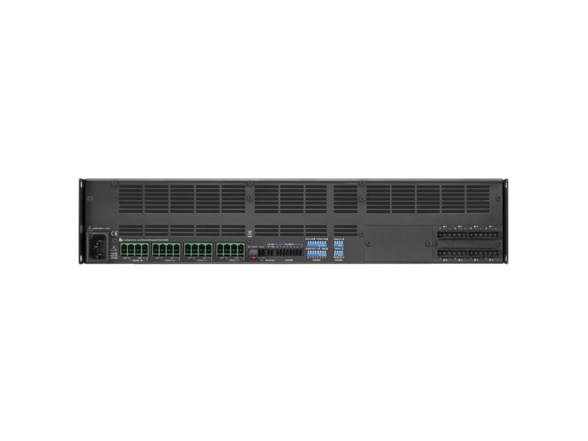 PA 8400 - 'Endstufe, 19'', 2 HE, 8 x 400 Watt, 8 x