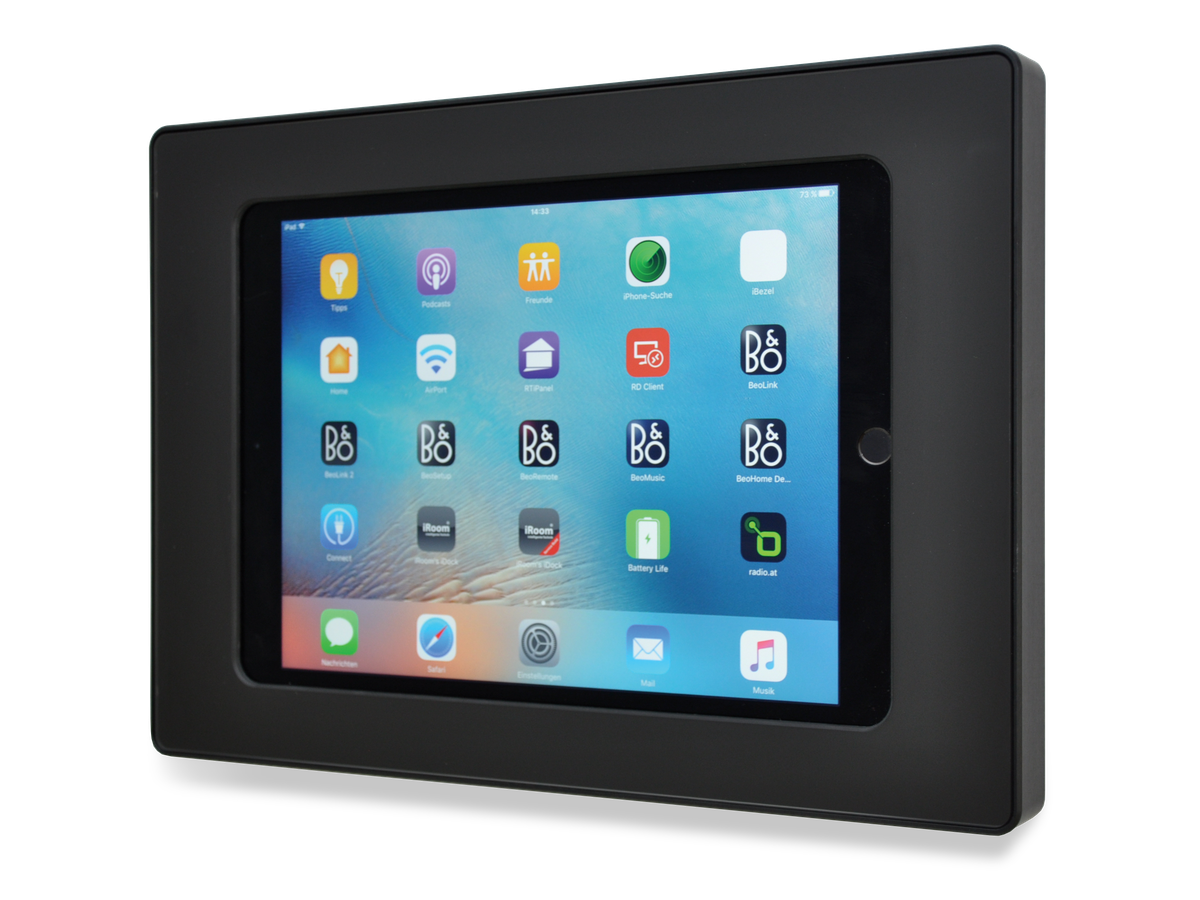 surDock-iPad10.5"-b-HV - iPad dockingstation de surface, black