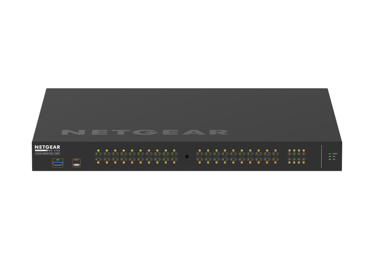 M4250-40G8XF-PoE+ 40xRJ45+ 8xSFP Port - Network Switch 40 Port 1G, Managed, 960W
