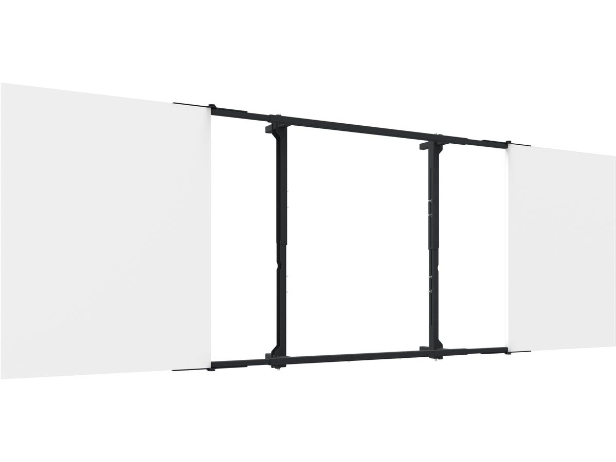 152.0120-LS - Whiteboard Kit aus lackiertem Stahl für 75 - 85"