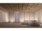 MICROBAFFLE acoustic wall - fiber black - 60x60cm False ceiling + wood
