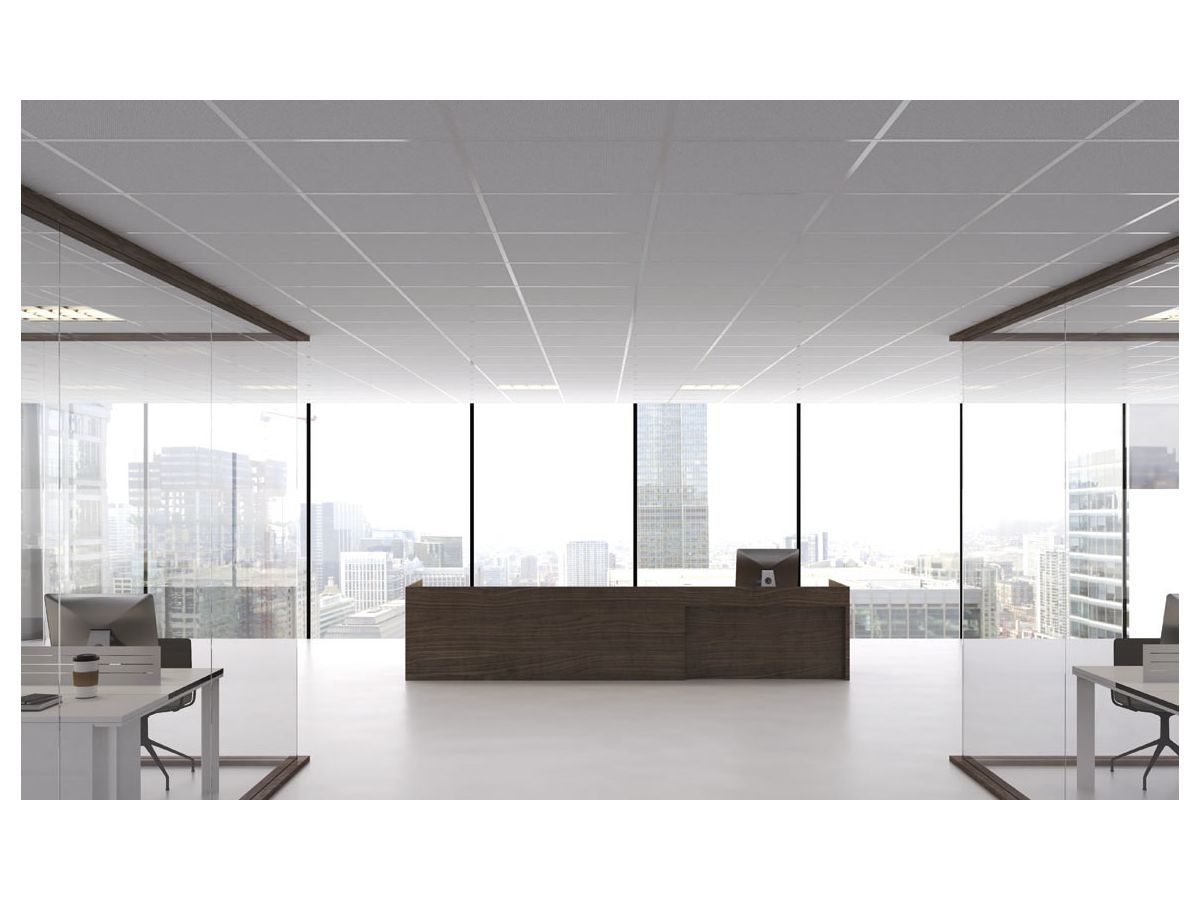 QUADRA acoustic wall - fiber black - 62.5x62.5cm False ceiling