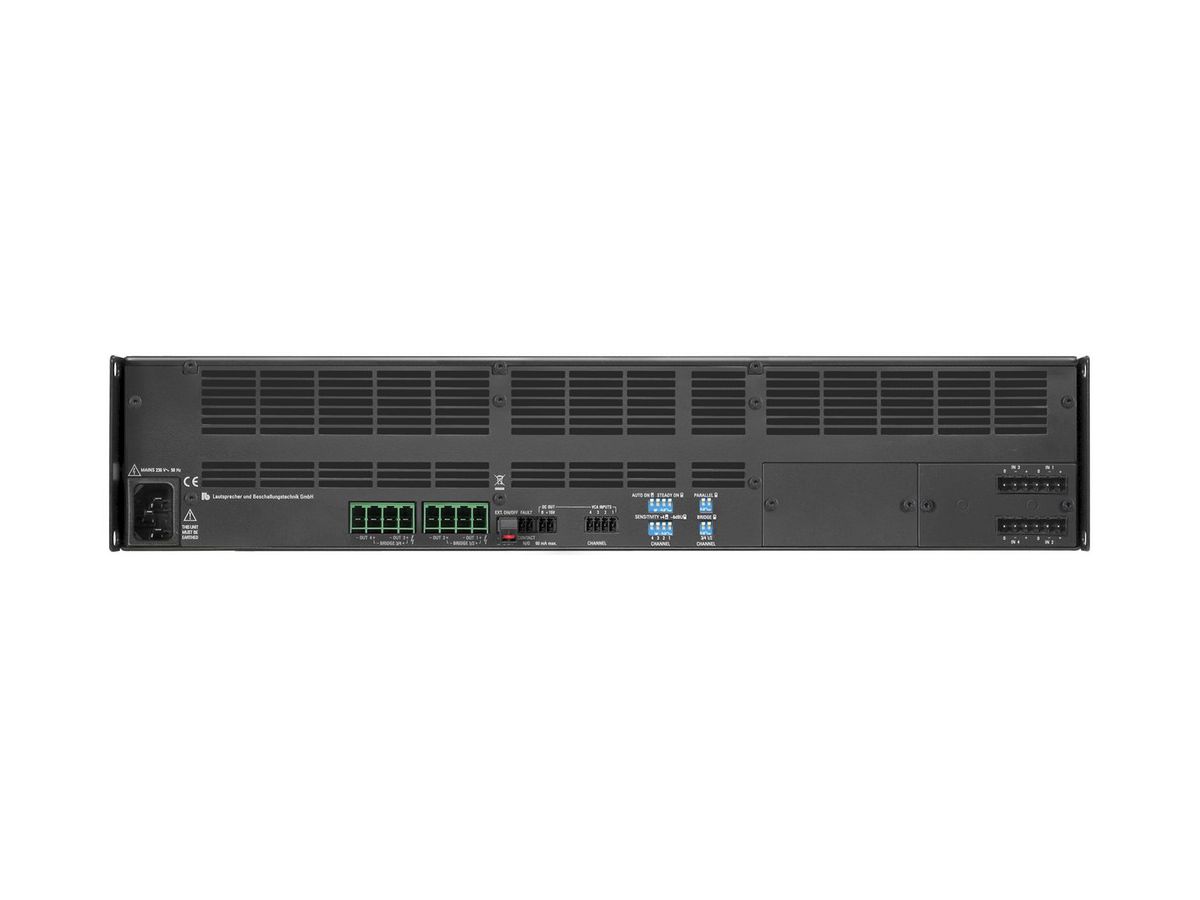 PA 4800 - 'Endstufe, 19'', 2 HE, 4 x 800 Watt, 4 x