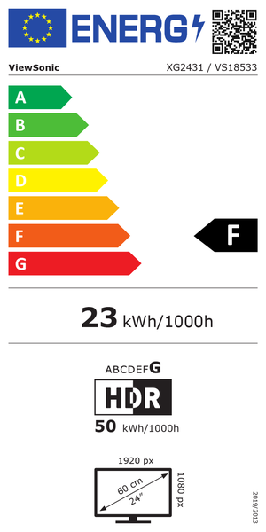 Energy label 90701107