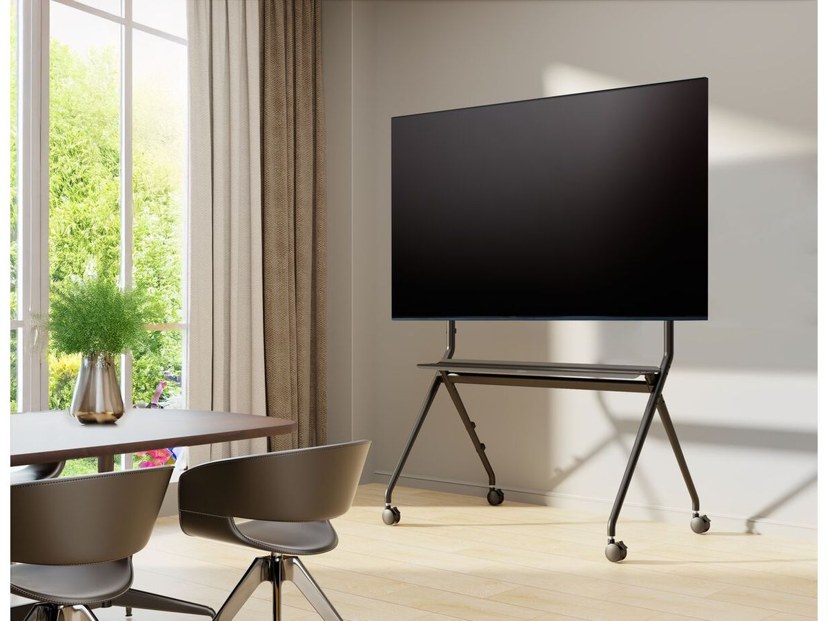 ESSENTIAL T1021 - Trolley pour écran, noir