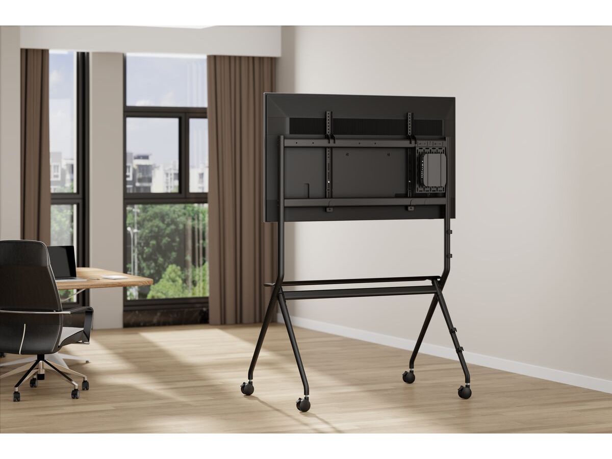 ESSENTIAL T1021 - Trolley pour écran, noir