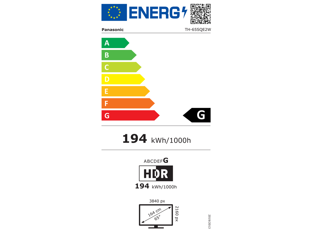 TH-65SQE2W - Professional Display, 65" 4K