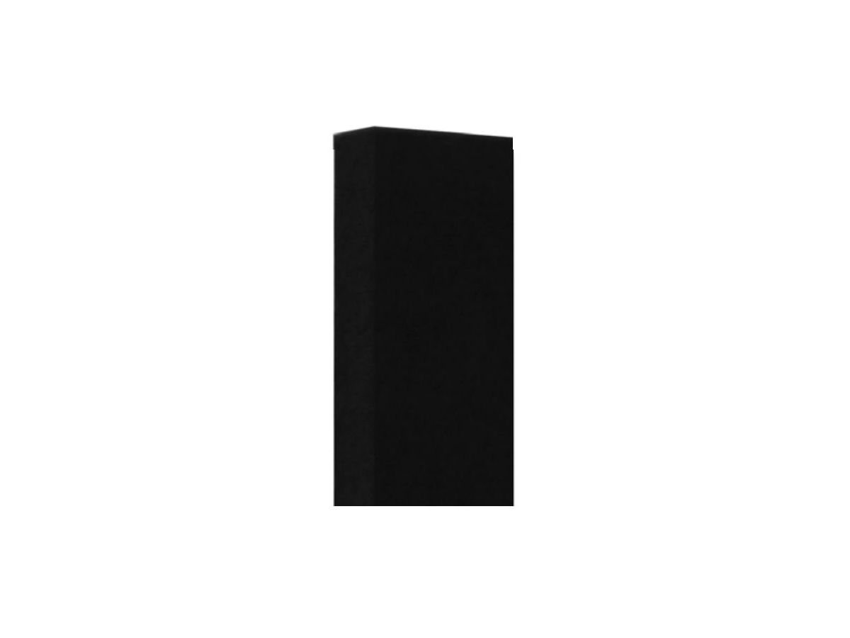 SURFACE acoustic wall - fiber black - 120cm Wall Installation