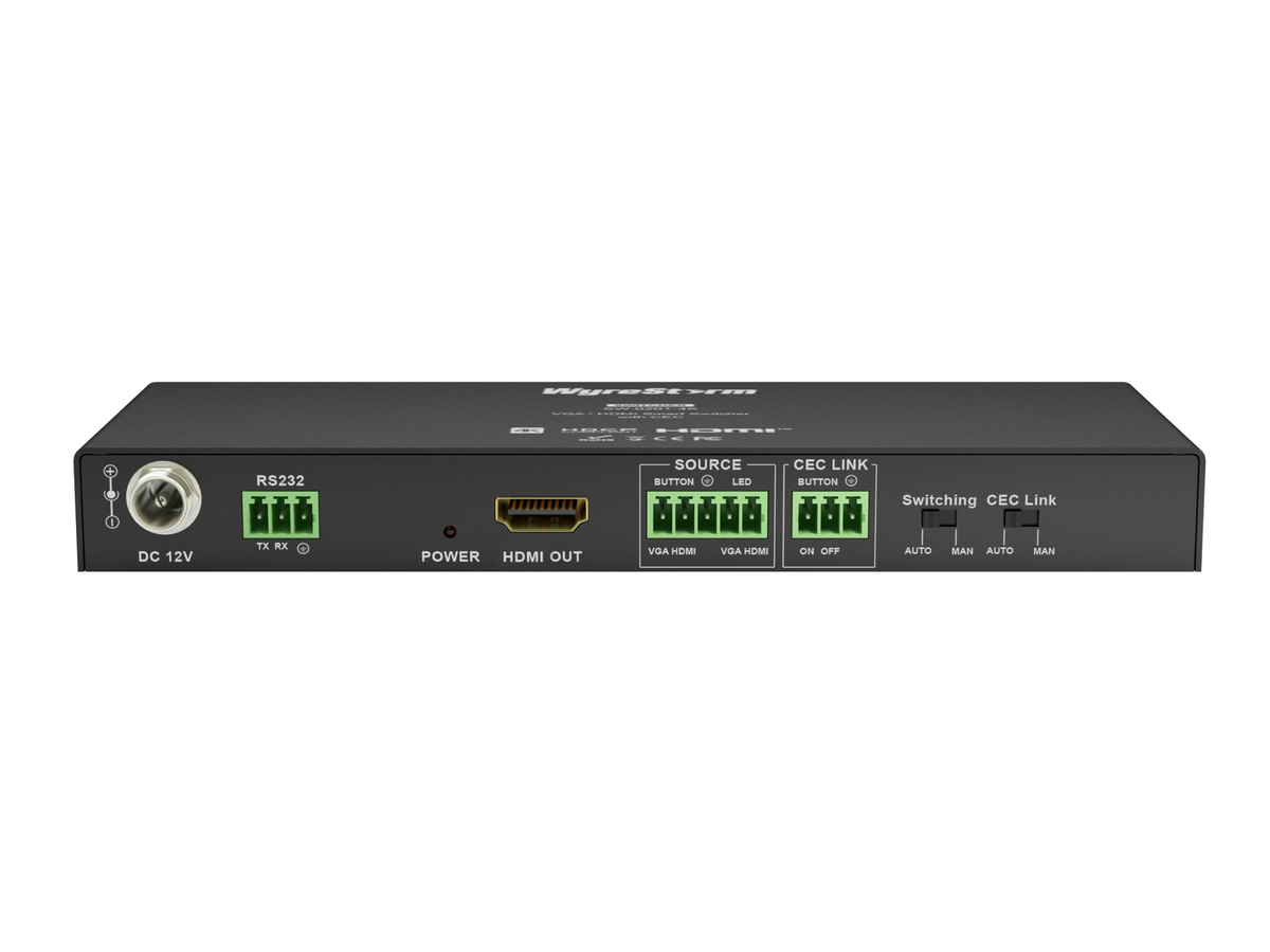 SW-0201-4K - 70m HDBaseT HDMI/VGA Switch