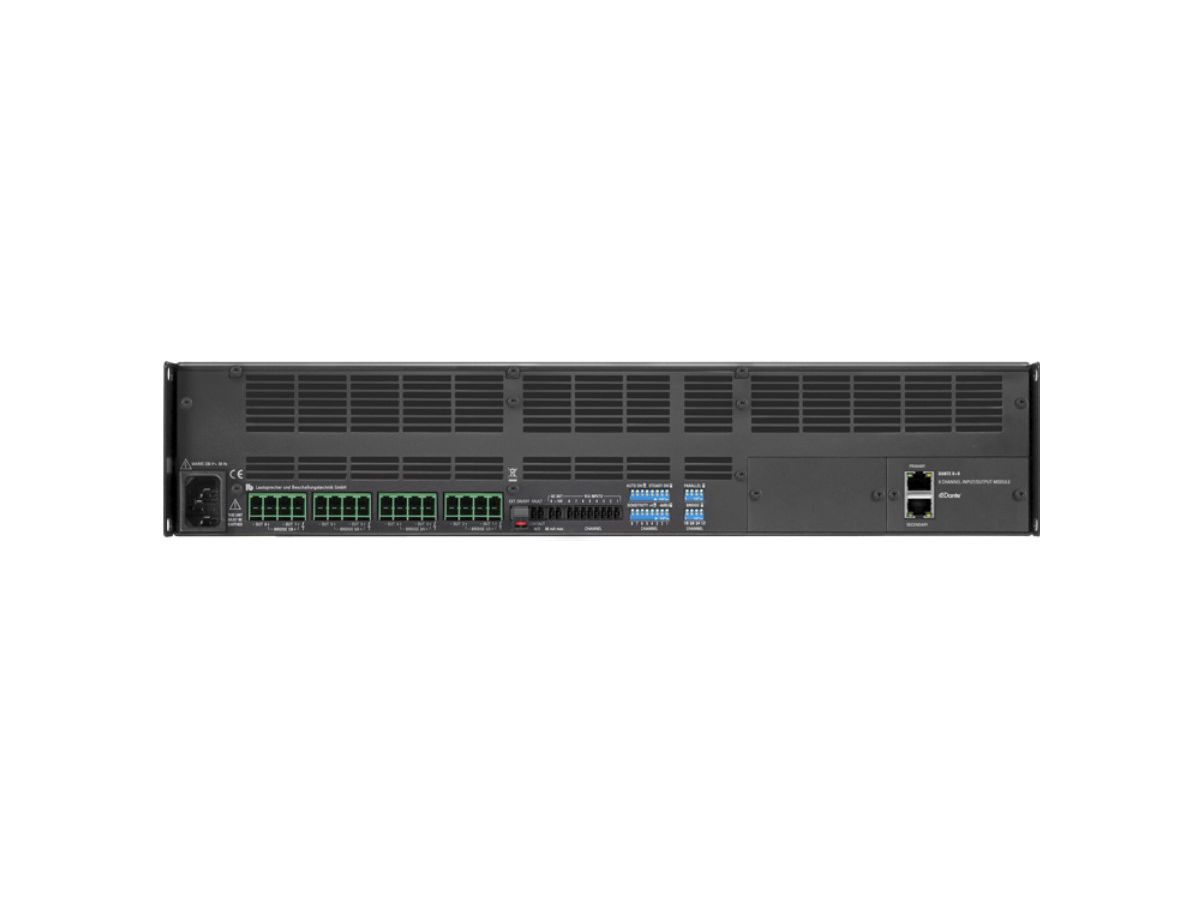 PA 8400 DANTE - 'Endstufe, 19'', 2 HE, 8 x 400 Watt, 8 x