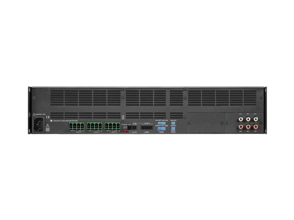 PA 6800 CINCH - 'Amplificateur de puissance, 19'', 2 UH,