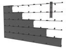 DS-LEDUNV610-4x4 - 4x4 Universal LED mount 610mm