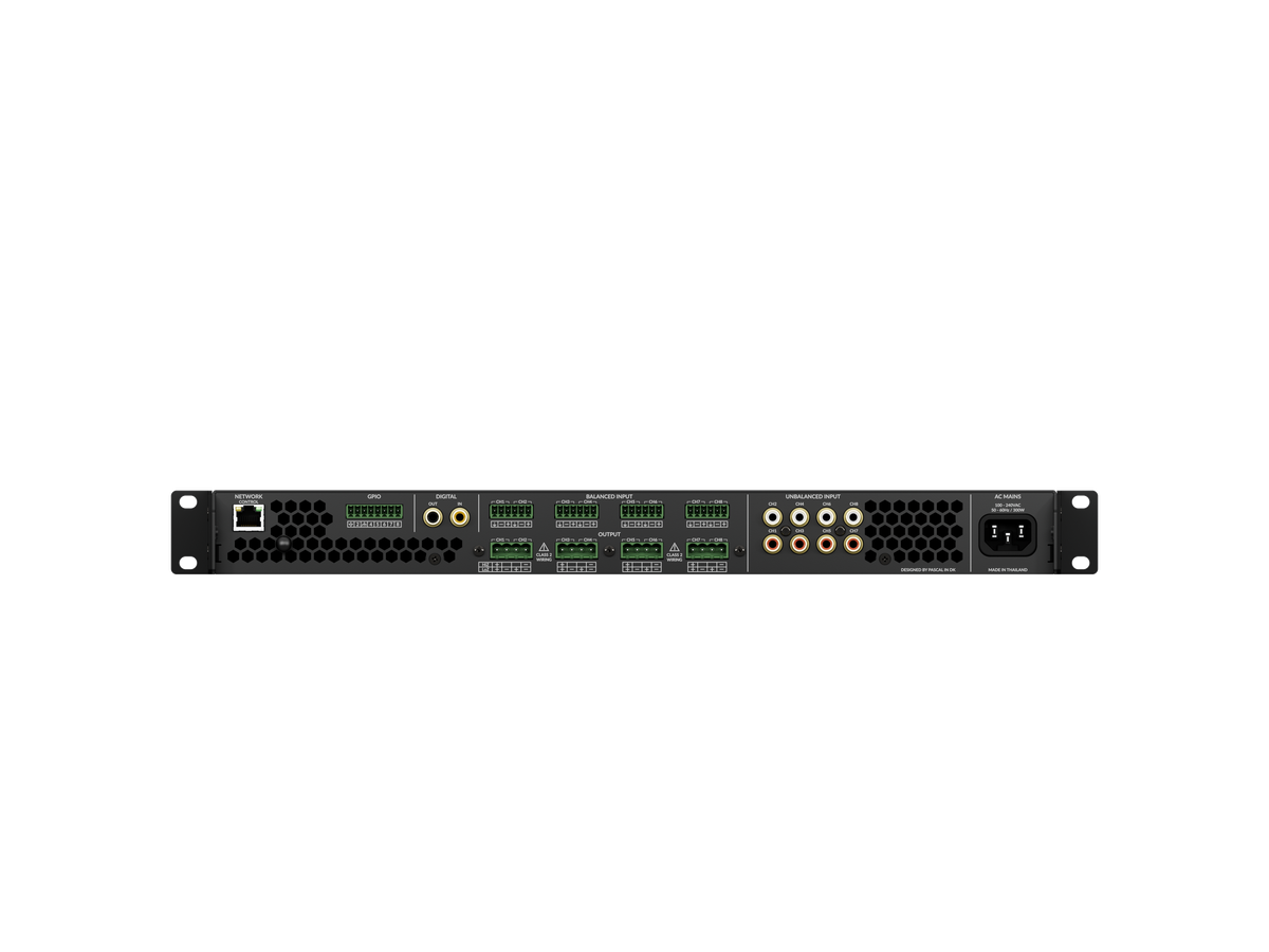 DSP Matrix Amplifier AMP-8-125 - 8 CH 125W, 4 CH 100V / 250W