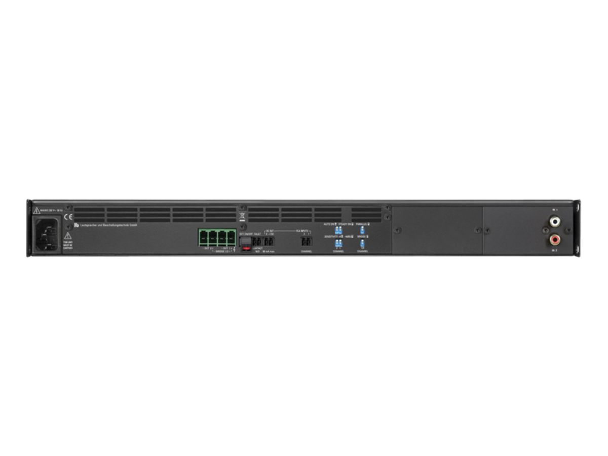 PA 2400 CINCH - Endstufe, 1 HE, 2 x 400 Watt, 2 x Line I