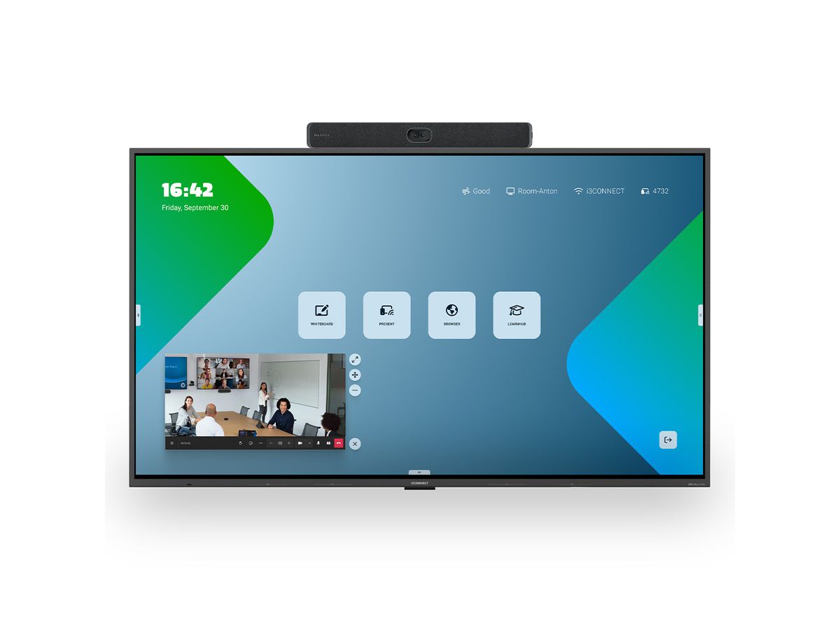 Aspen 4 86 Microsoft Teams Room bundle - 86" IR Touch Display, QLED, MTR bar