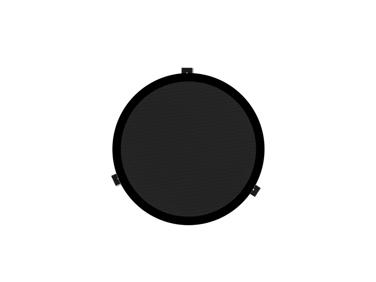 DE 200 LP schwarz - 2-Wege-Einbaulautsprecher flach (t= 48 m