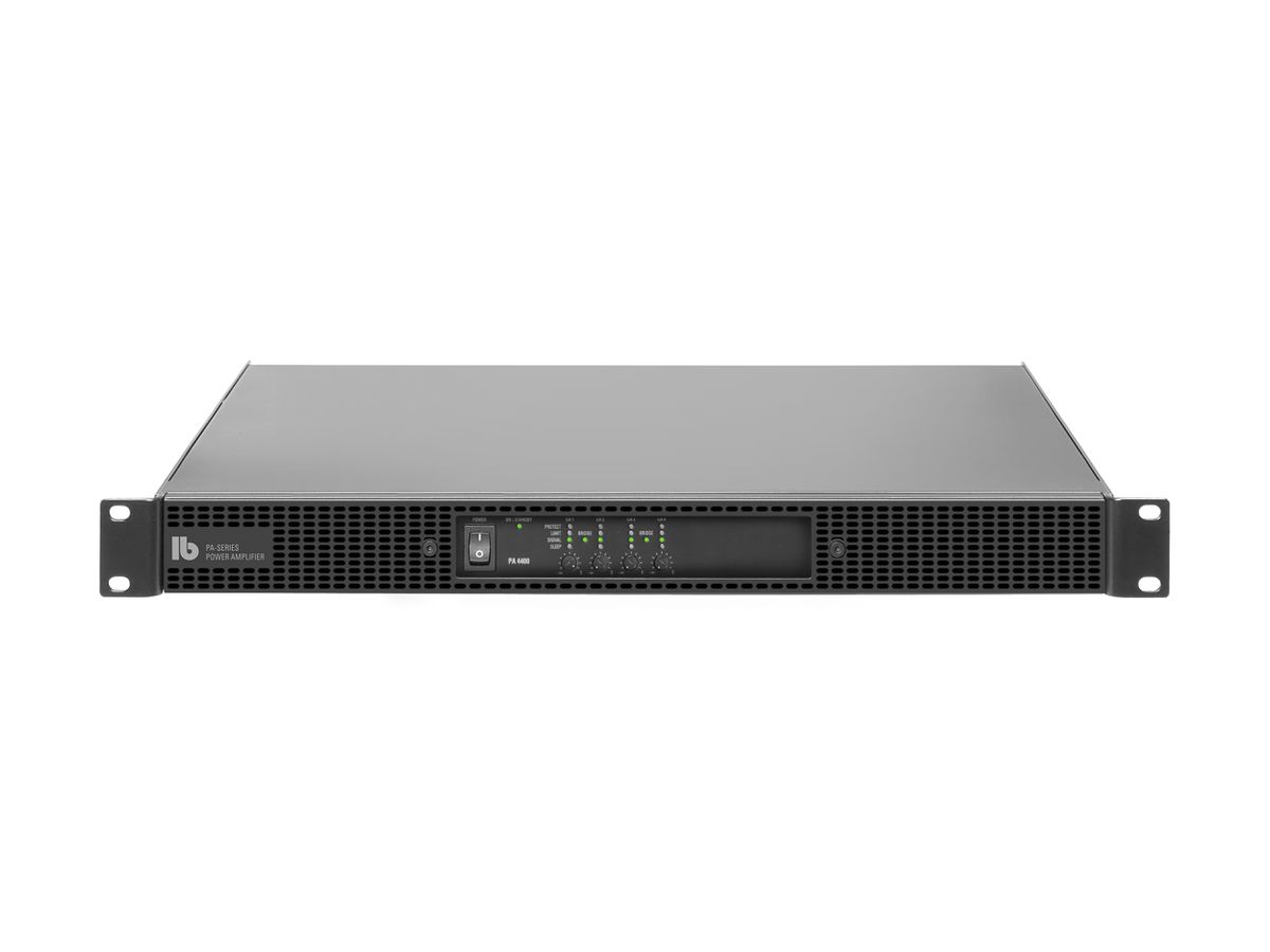 PA 4400 CINCH - 'Endstufe, 19'', 1 HE, 4 x 400 Watt, 4 x