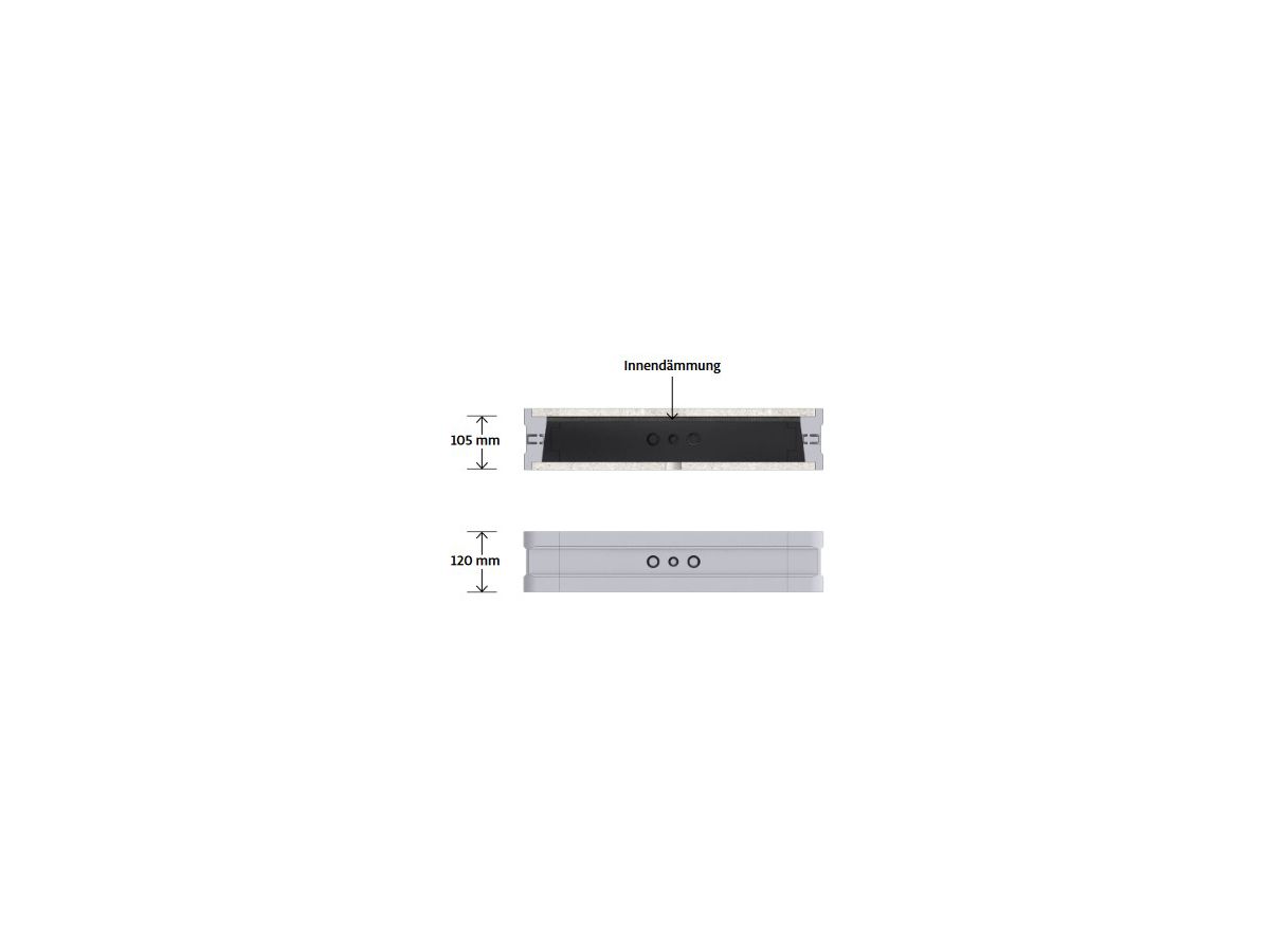 Wallboxx L - Einbaugehäuse - Lochmass: max 470x315 mm
